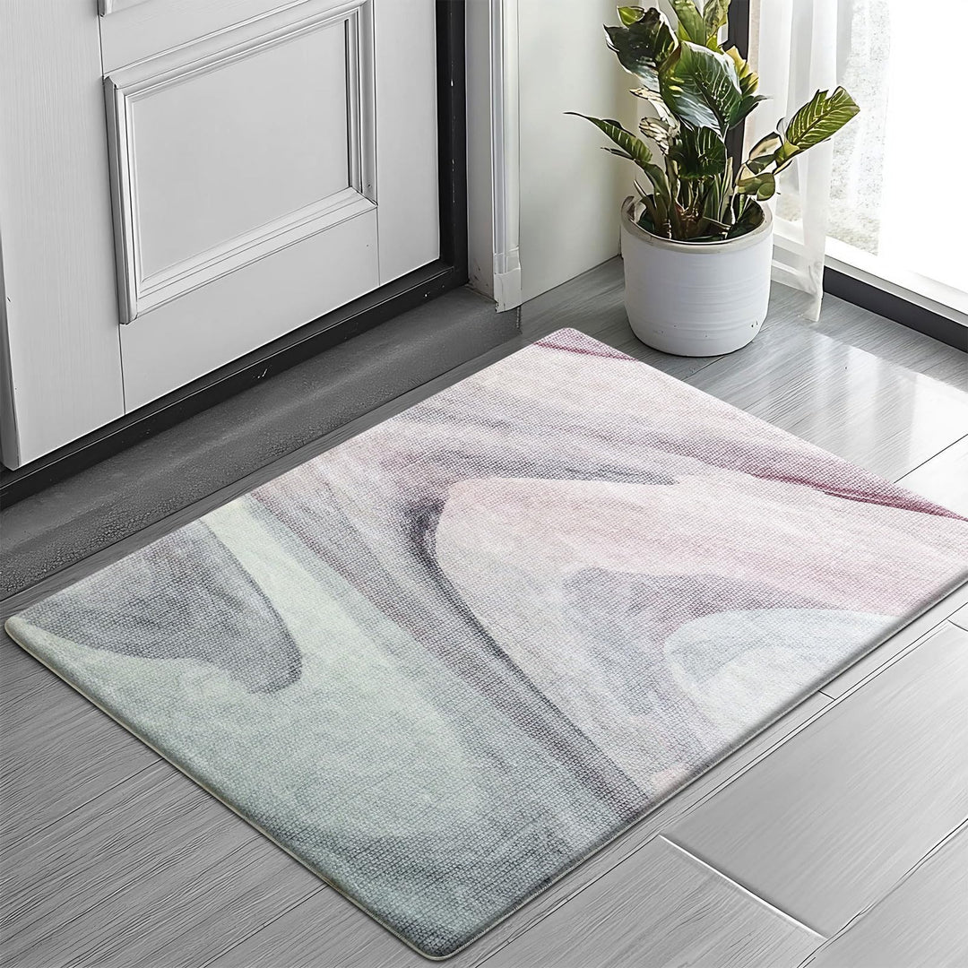 Teppich Wohnzimmer Kurzflor Pflegeleicht,Anti-Rutsch Rückseite,Moderne Vielfarbiges Design,Passend f