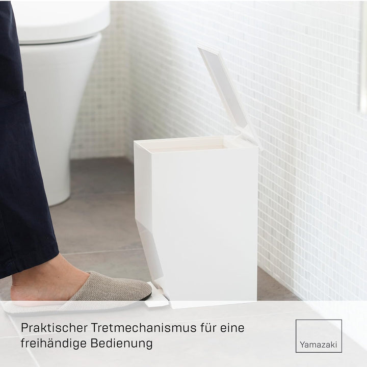 Sanitary pedal bin - Tower - white Weiss, Weiss