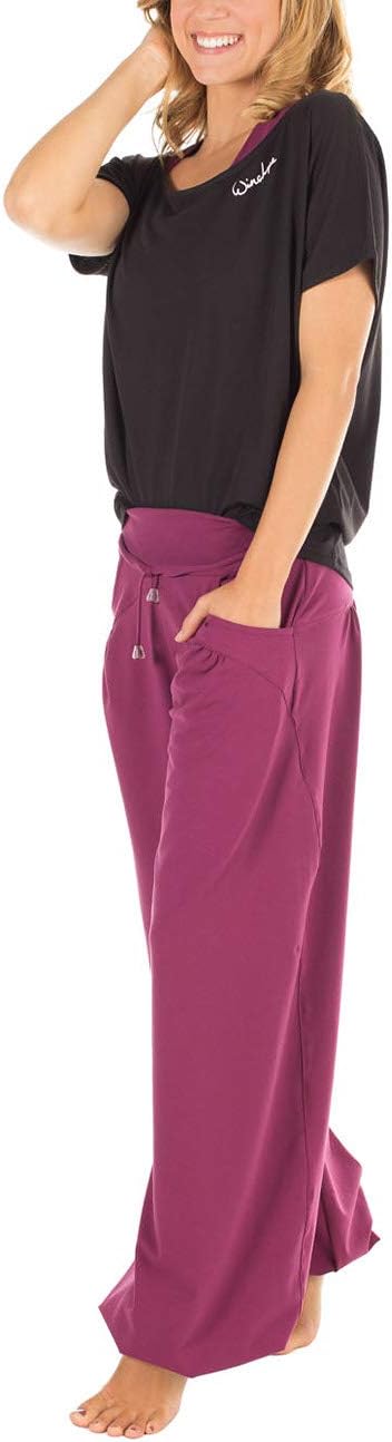 WINSHAPE Damen Trainingshose Dance Fitness Freizeit Sport XS Berry-love, XS Berry-love