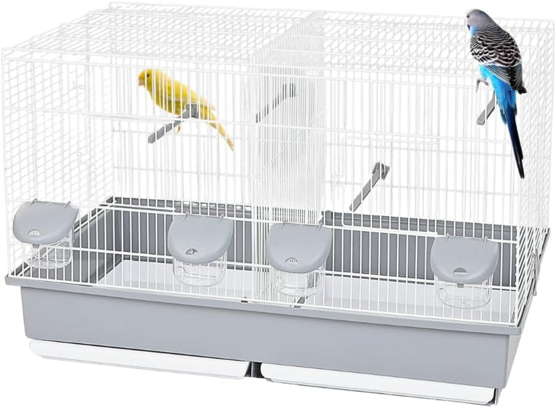 GarPet Vogelkäfig Teilbar Trennwand Trenngitter Vogel Käfig Zuchtkäfig Trennkäfig