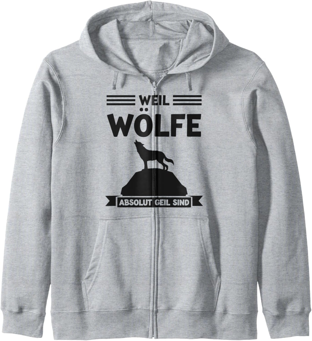 Wolf Waldtier Tier Kapuzenjacke