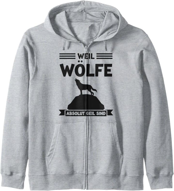Wolf Waldtier Tier Kapuzenjacke