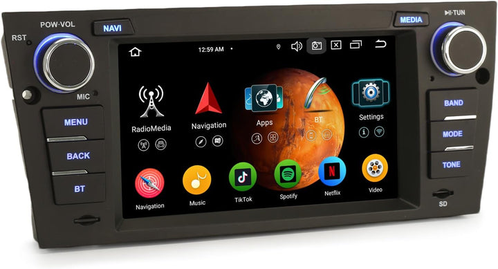Acht-Kern 4GB+64GB Android 14 DAB+ Autoradio Für BMW 3er E90 E91 E92 E93 M3 mit Navigation GPS Unter