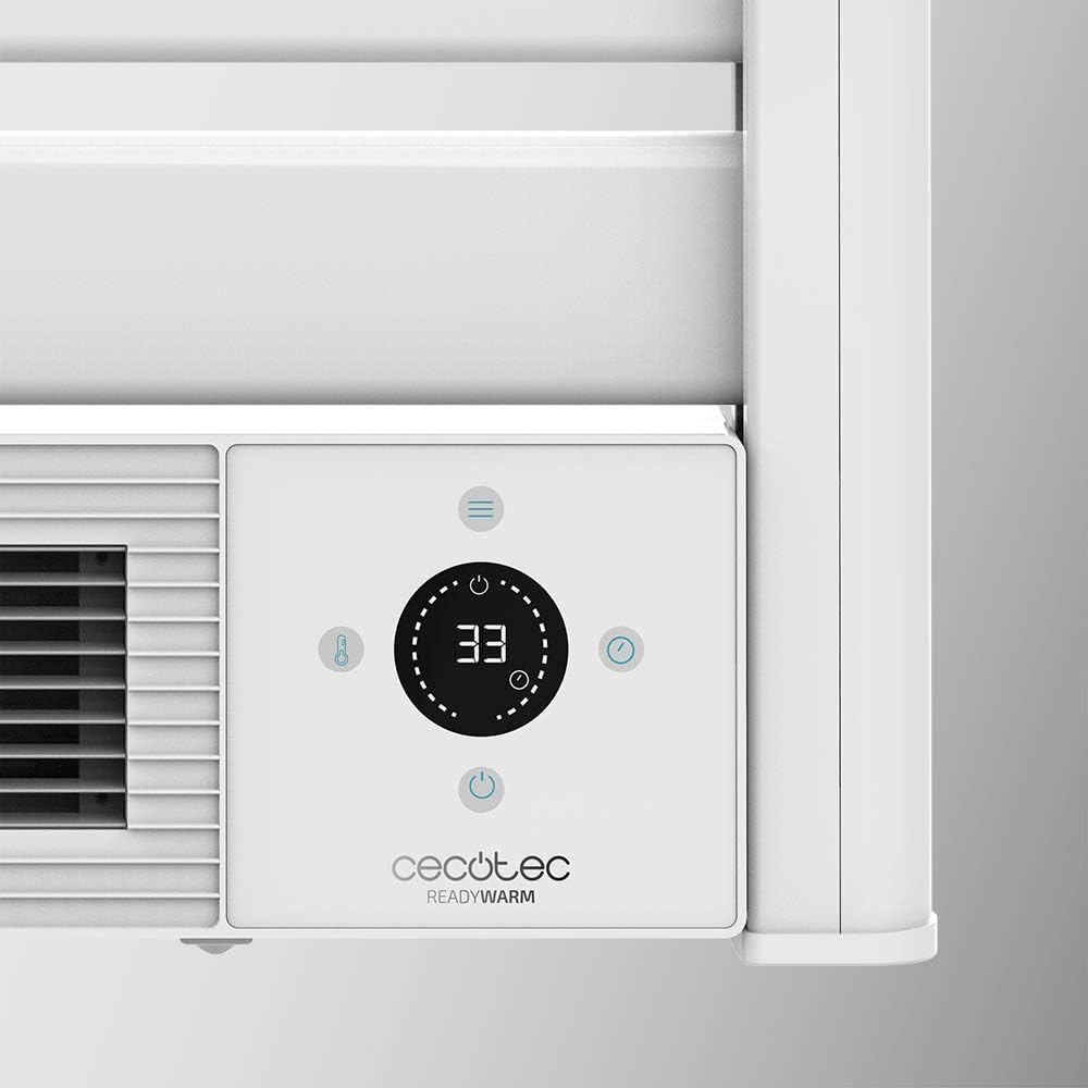 Cecotec Elektrischer Badheizkörper Ready Warm 9770 Ceramic Towel. 2000 W, LED Bildschirm, Fernbedien