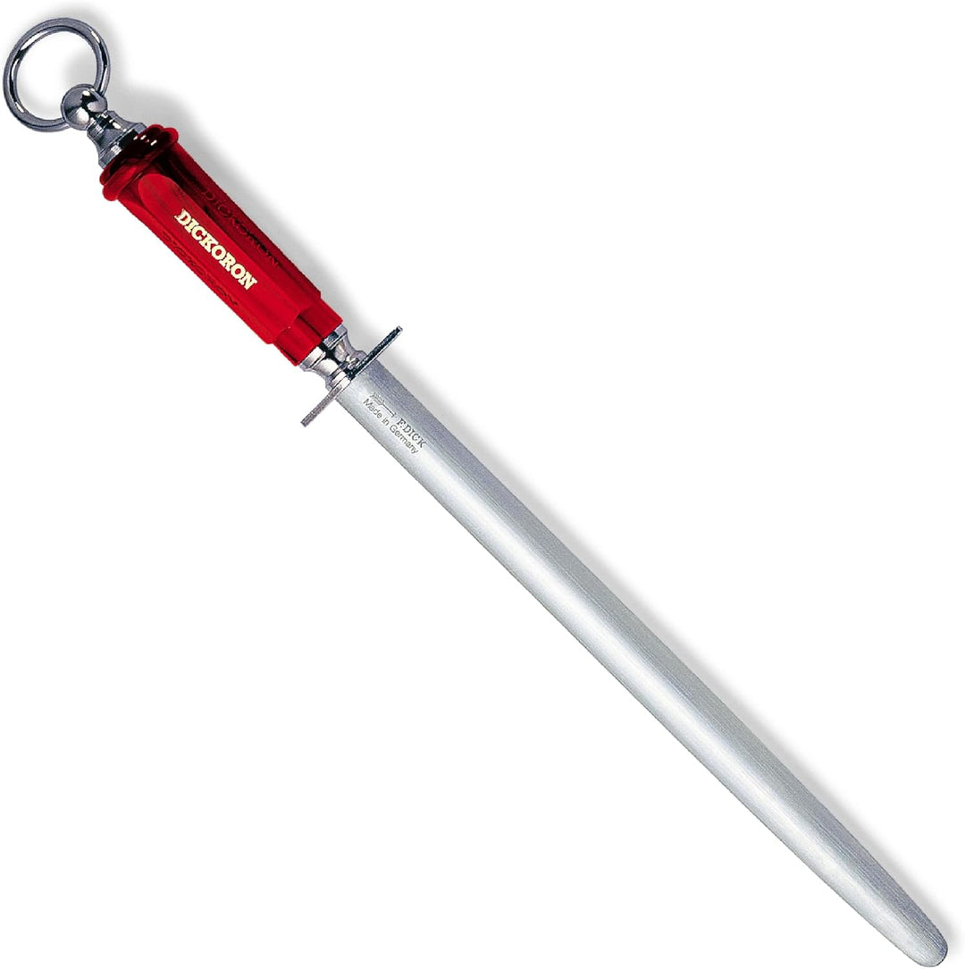 F. DICK Wetzstahl DICKORON Classic (30 cm Klingenlänge, Saphierzug, 65°HRC Oberfläche, Kunststoffgri