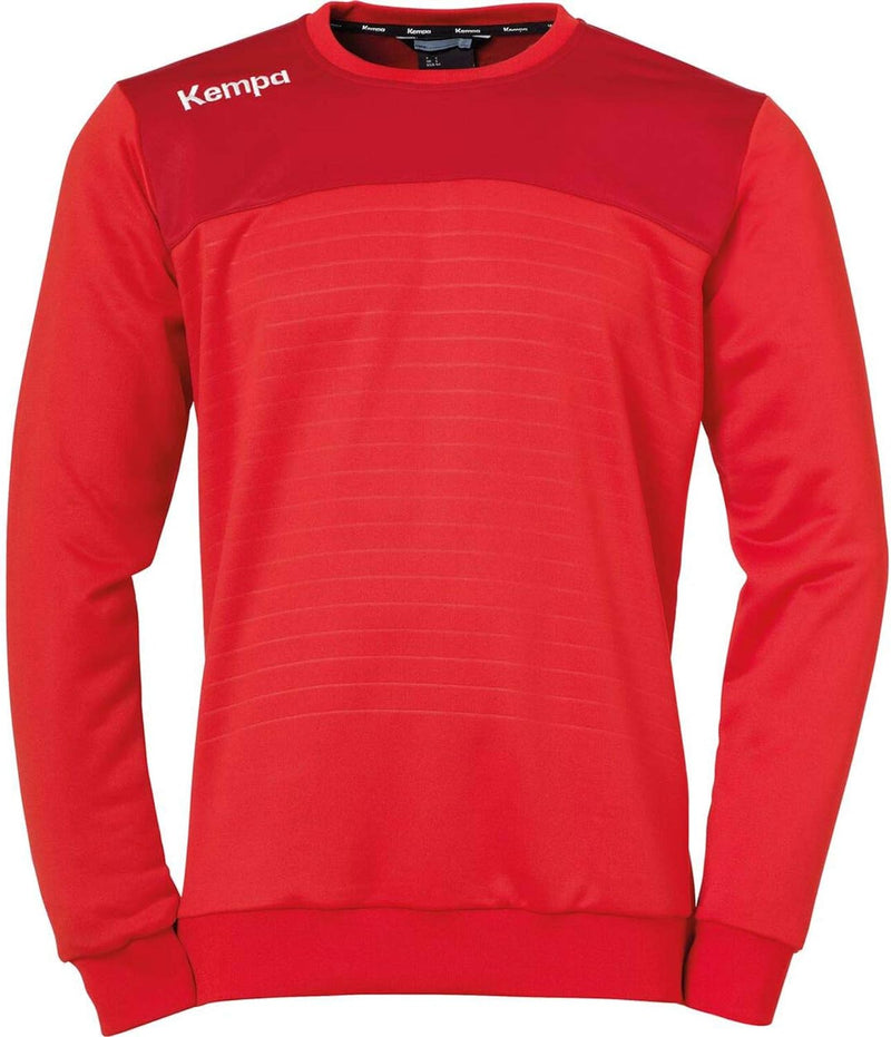 Kempa Herren Emotion 2.0 Longsleeve, rot/Chilirot, M