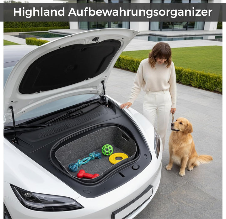 VLOX Tesla Model 3 Highland Kofferraum- & Frunk-Organizer Aufbewahrungsbox-Set – Passgenau für Model
