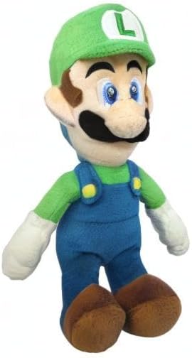 Sanei Super Mario AC02 All Star Collection Luigi Plüsch, 25,4 cm, klein