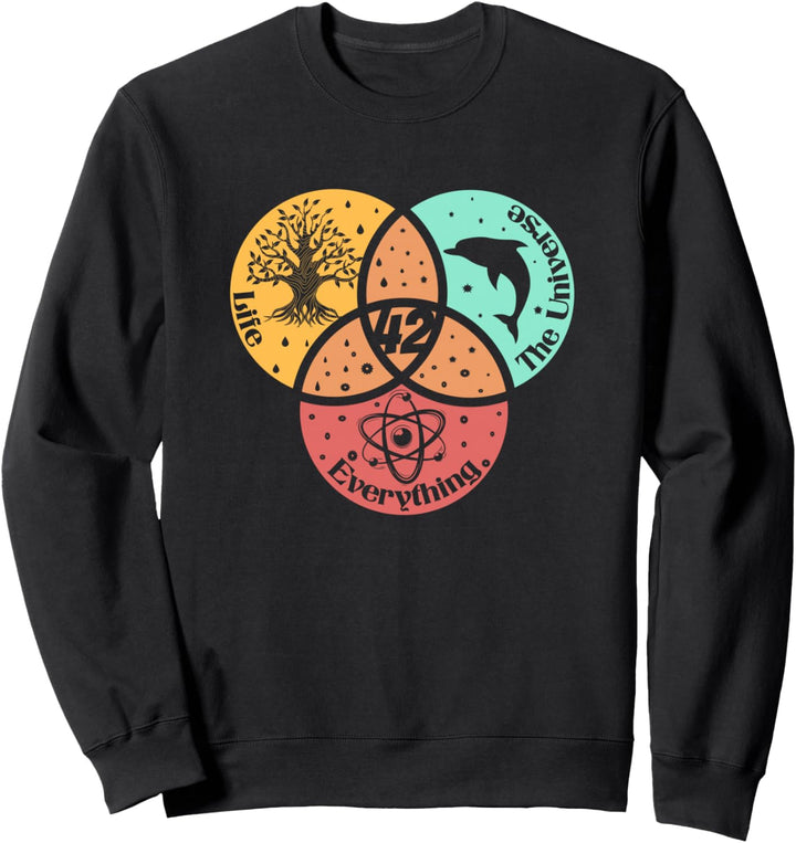 The 42 Answer to Life The Universe and Everything Sweatshirt