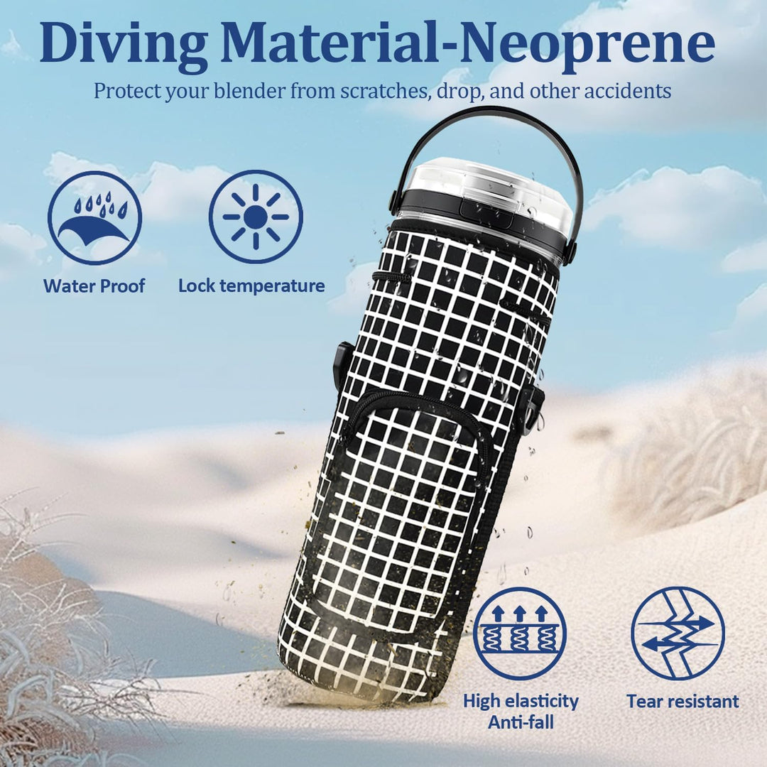 Tragbare Blender Aufbewahrungstasche Hülle mit Schulterriemen für Ninja BC151EUBK/BC151EUNV/BC151EUC