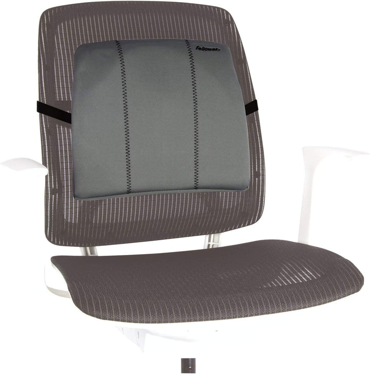 Fellowes 9190901 Smart Suites Slimline Rückenstütze, Graphit, Smart Suites Slimline Rückenstütze