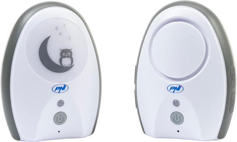 Audio Babyphone PNI B6500 kabellos, Gegensprechanlage, mit Nachtlampe, Vox- und Pager-Funktion, eins