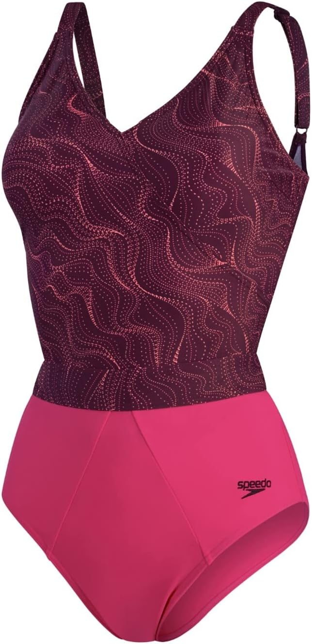 Speedo Evie Tankini für Damen Endurance10 46 Rot, 46 Rot