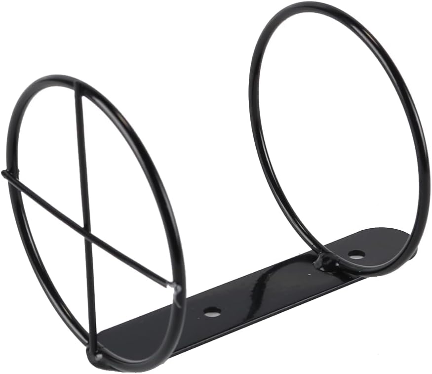 An der Wand montierter Spiralflaschenhalter aus Metall zur Aufbewahrung in der Hausbar
