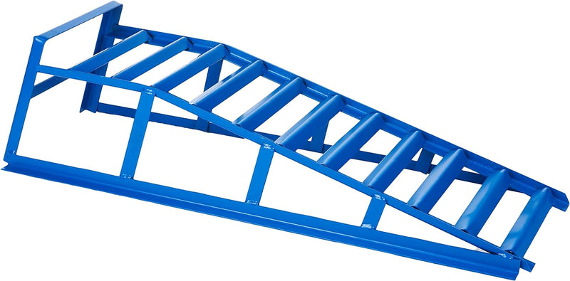 cartrend PKW Auffahrrampen-Set, bis 225 mm Hebebühne Kfz Rampe Auffahrbock Hebeplattform & Profi Unt