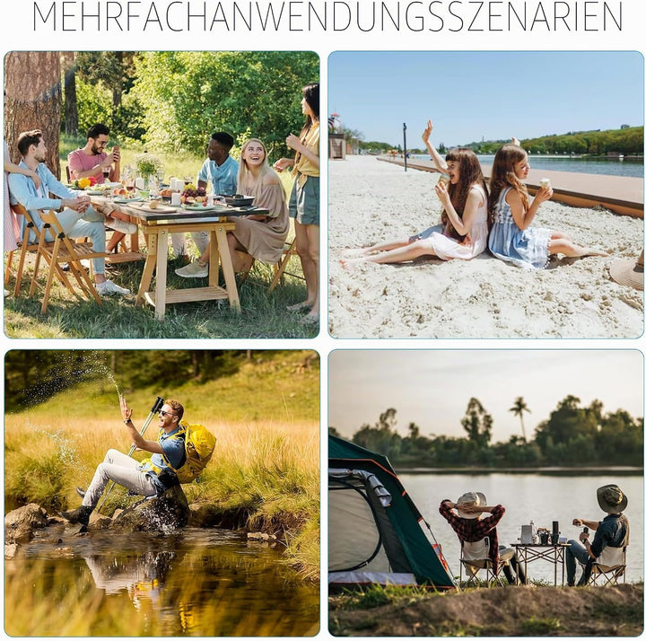 Sonnensegel Strand mit Sandsäcke Lycra UPF 50+ Strandzelt Sonnenschutz Windfest Strandzelt mit 4 Alu