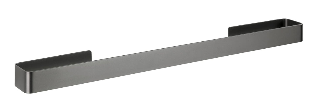 WENKO Badetuchstange Montella, Befestigung mit Strip-it Spezial-Klebepad, 61 x 4 x 6 cm, Anthrazit 4