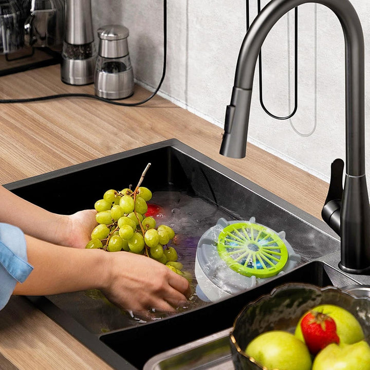 Effiziente tragbare Frucht- und Gemüseswaschmaschine, automatische tragbare Obstwaschmaschine zum Re