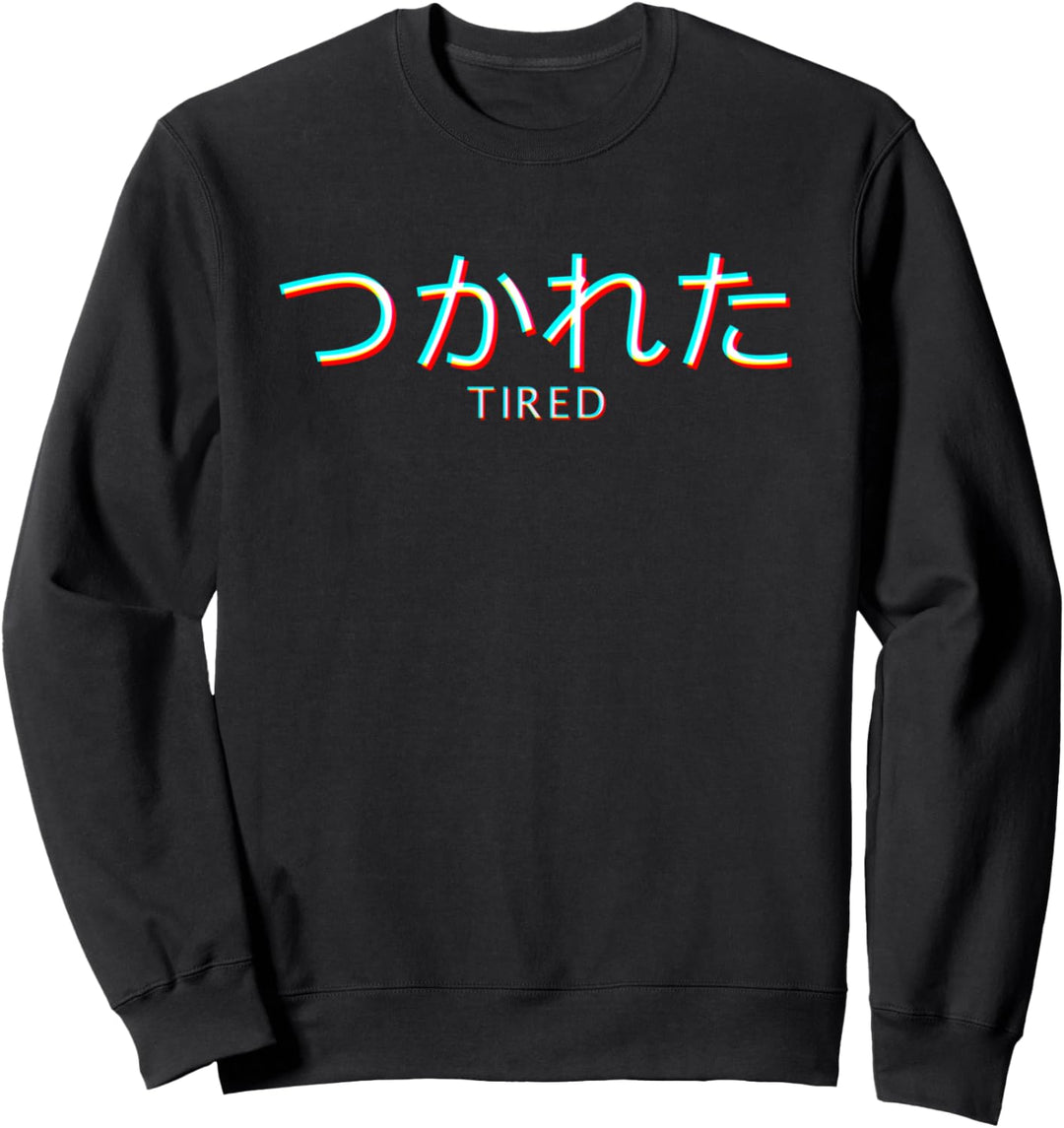 Vaporwave Aesthetic Clothes eboy egirl Japan Style Kanji Sweatshirt