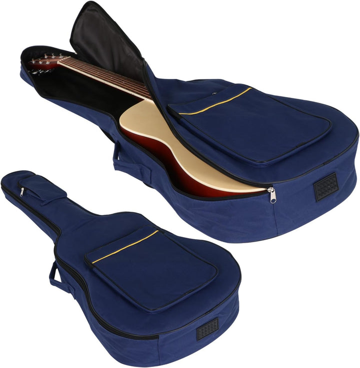 TRIXES Gitarrentasche mit Schultergurten - Wasserdichtge Gepolsterte Tasche - Bass, Akustik & Klassi