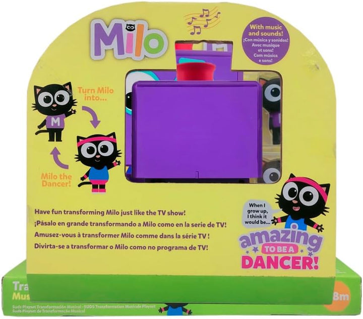 BANDAI Spielset Musical Suds Transformation mit exklusiver Milo Tänzerin Figur - Sounds, Musik und S