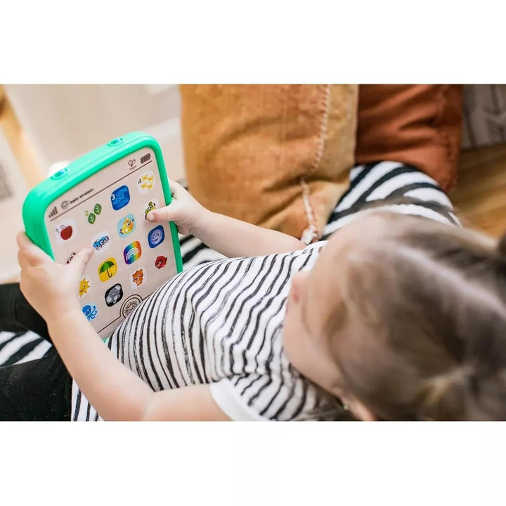 Baby Einstein Hape Magic Touch Tablet Musikspielzeug aus Holz mit über 150 Melodien und 3 Sprachen,