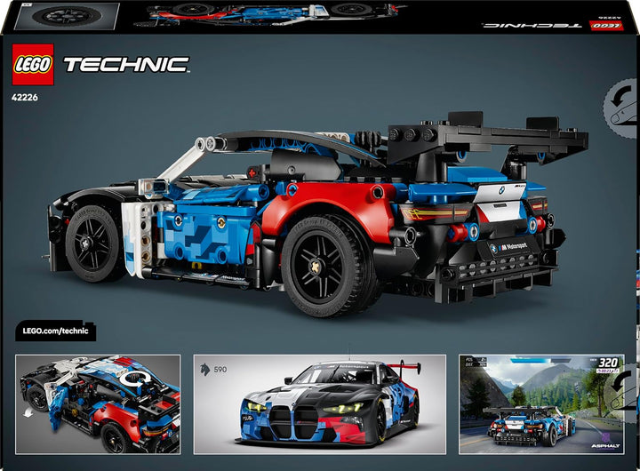LEGO Technic BMW M4 GT3 EVO Rennwagen - Modellbausatz mit V6-Motor, Lenkung & öffnenden Türen - Gami