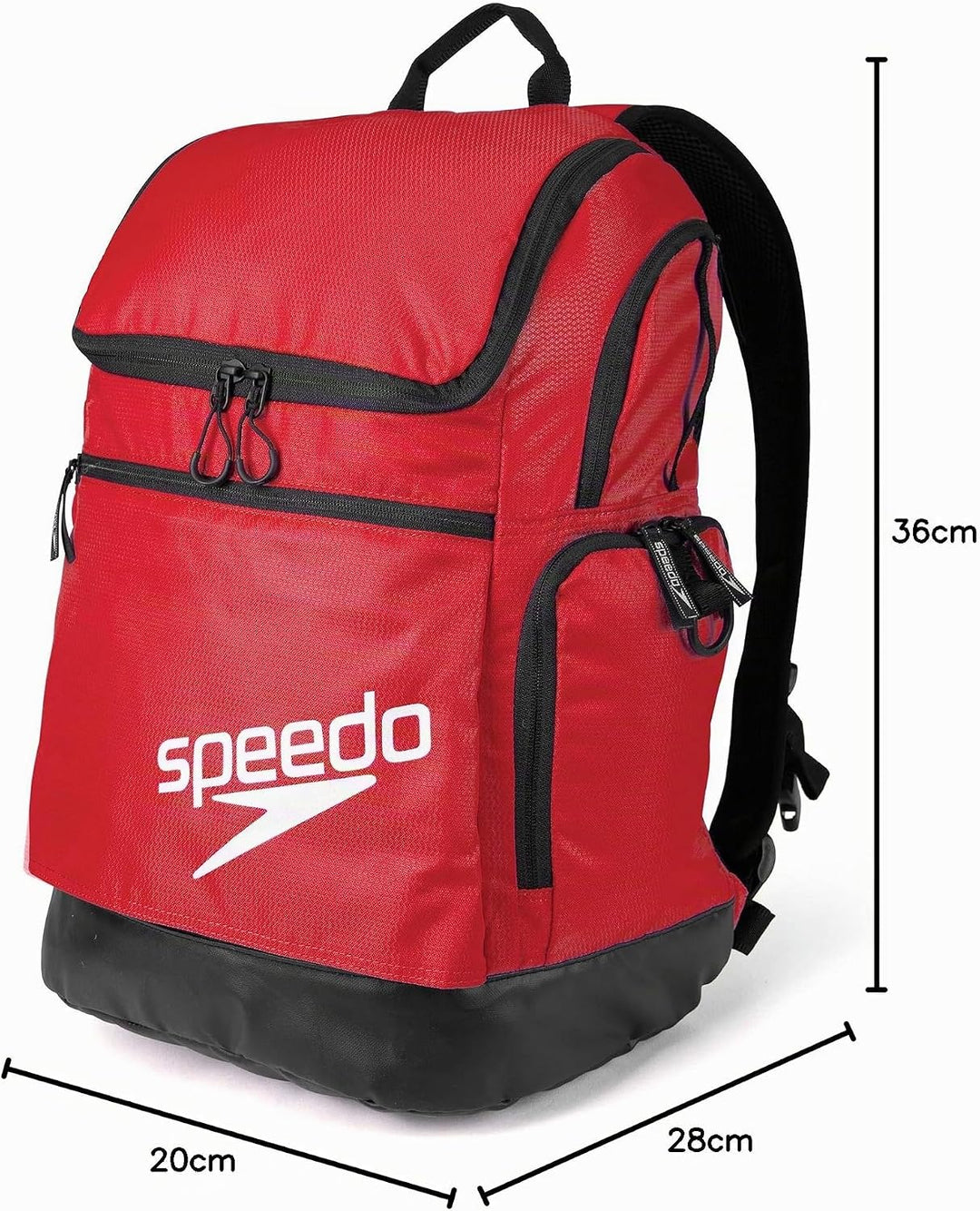 Speedo Unisex Teamster 2.0 Rucksack 35 L | Schwimmtasche | Training | Rucksack Einheitsgrösse Rot, E