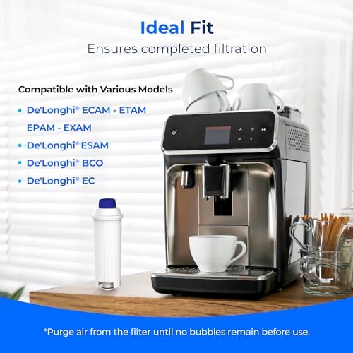 Waterdrop TÜV SÜD Zertifizierte Kaffee Filter, Kompatibel mit DeLonghi DLSC002 9310926 SER3017 55132