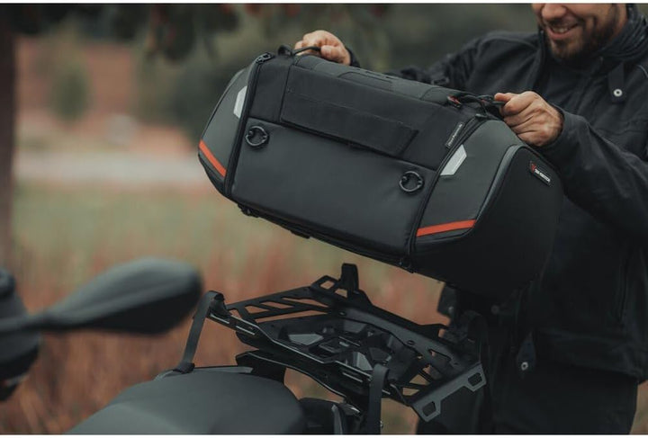 SW-MOTECH Hecktasche Pro Rackpack 32-42 Liter Motorradgepäck Motorrad Tasche 32-42L Schwarz, 32-42L