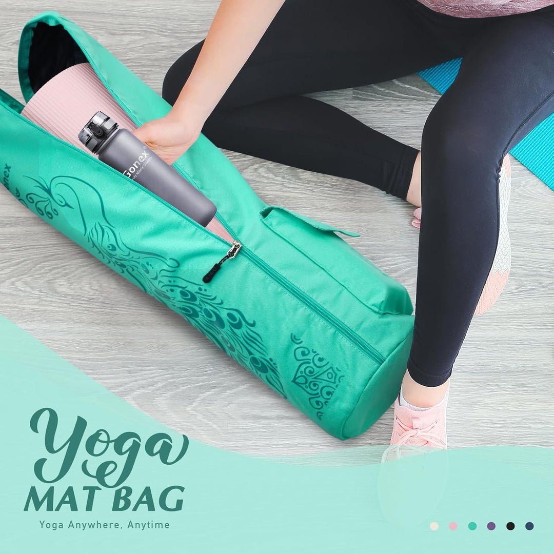 Gonex Yogatasche, Yogamatte Tasche Durchgehender Reissverschluss für Robuste wasserdichte Yogamatten