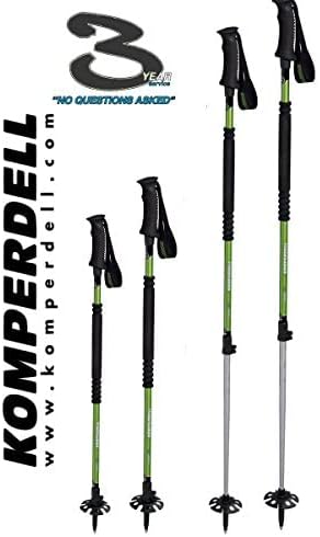 KOMPERDELL Erwachsene T2 Ascent Ti Stock, Schwarz/Grün, One Size, 1842421, T2 Ascent Ti