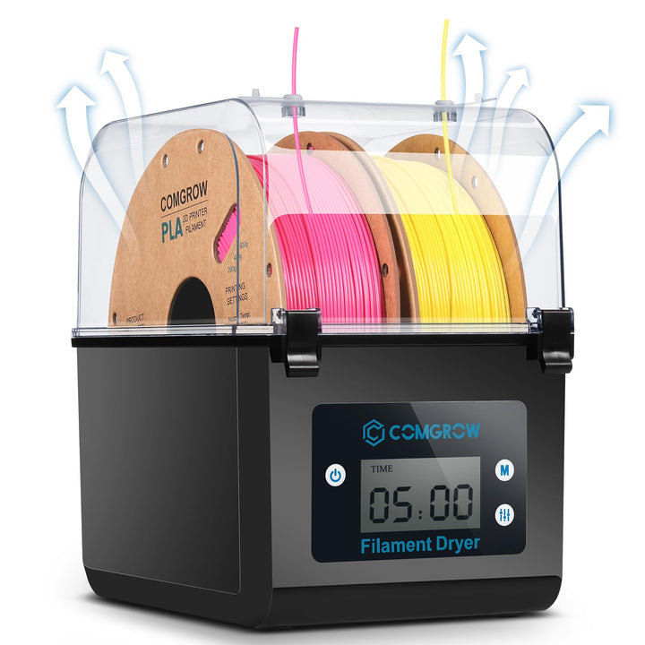 Comgrow 3D Drucker Filament Trockner Box,3D Filament Speicher, hält Filamente trocken während des 3D
