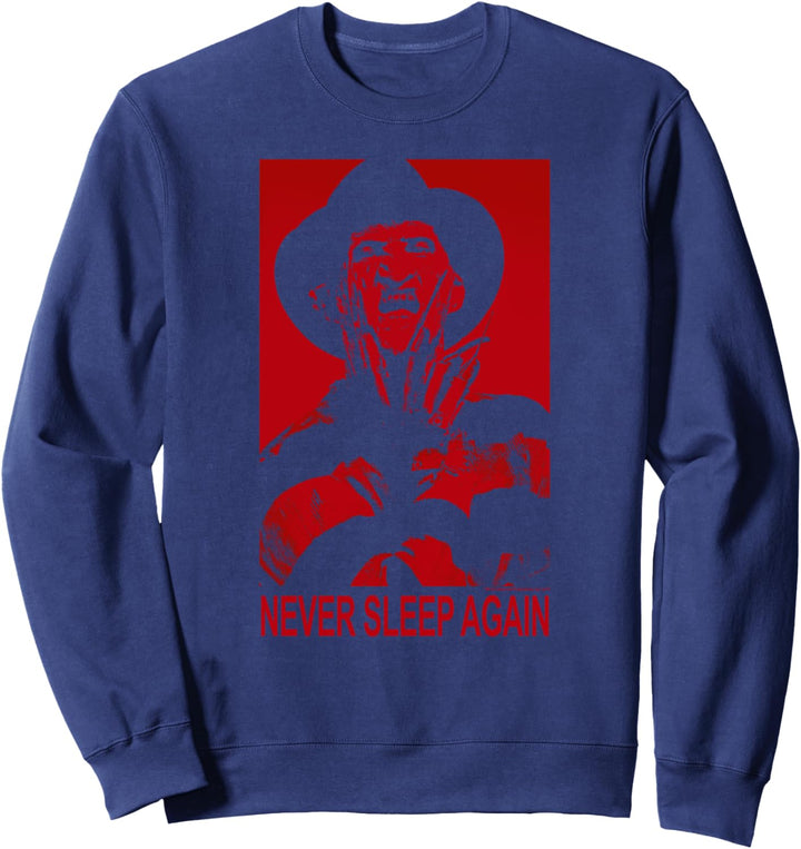 A Nightmare on Elm Street Freddy Never Sleep Sweatshirt