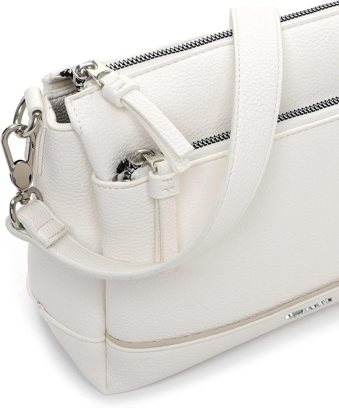 Tamaris Umhängetasche TAS Kennia 34390 Damen Handtaschen Uni Weiss M, Weiss M