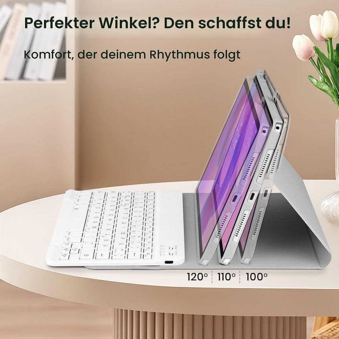Hülle mit Tastatur für Lenovo Idea Tab 11" 2025 TB-336FU/TB-336ZU, Tastaturs Hülle für Lenovo Idea 1