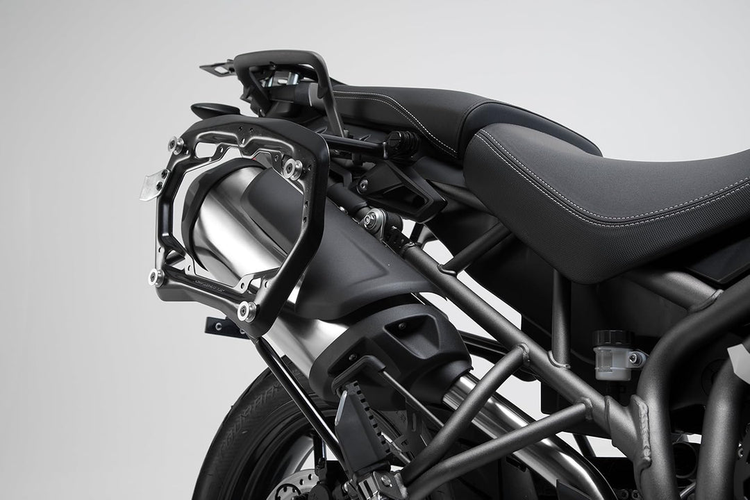 SW-MOTECH PRO Seitenträger, Schwarz für Triumph Tiger 800 Modelle (10-)