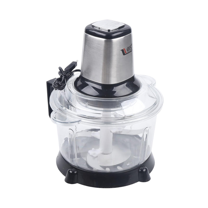 5 Liter Edelstahl Elektrisch Zerkleinerer, Multi Küchenmaschine Zerkleinerer Elektrisch Mini für Fle
