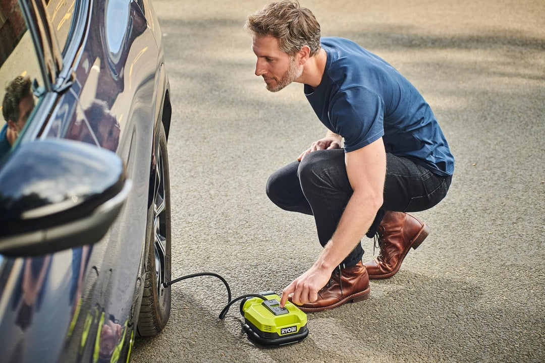 RYOBI 18 V ONE+ Akku-Multi-Kompressor RMI18-0, max. 11 bar Druck, Digitalanzeige, ohne Akku und Lade