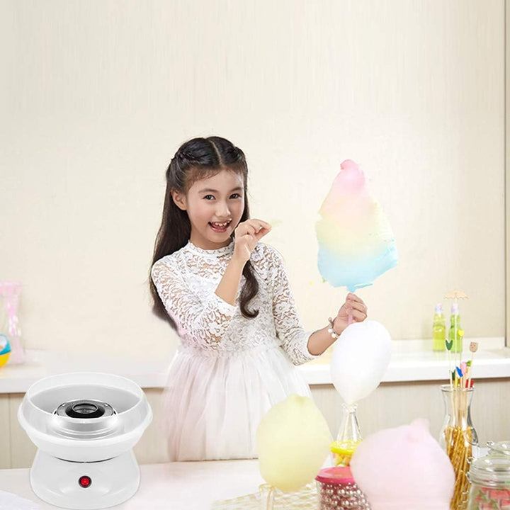 Zuckerwattemaschine für Zuhause, Zuckerwatte-Maschine Set Mit Zuckerwatte Stäbchen & Messlöffel, Zuc