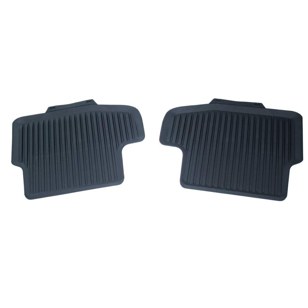 Audi 8W7061511D041 Gummi Fussmatten 2X hinten Gummimatten Allwettermatten schwarz, nur Cabrio, ohne