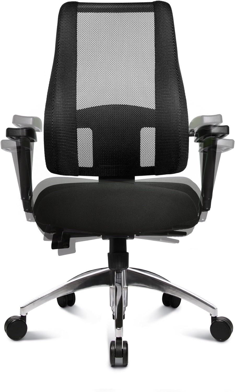 Topstar LT29BT W500 Brodrehstuhl"Lady Sitness Deluxe", schwarz, Schwarz