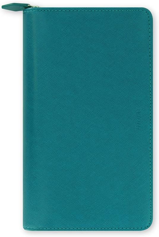 Filofax 22536 Organizer Compact Saffiano Zip, aquamarine Single, Single