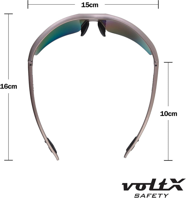 voltX ‘CONSTRUCTOR’ POLARISIERT Bifokale Lesen Schutzbrille, (+2.0 Dioptrie) EN166F zertifiziert/Spo