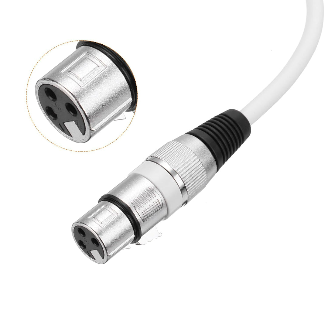 QUARKZMAN XLR Stecker auf XLR-Buchse 1,5m Mikrofonkabel Audio Adapter für Vorverstärker/Lautsprecher