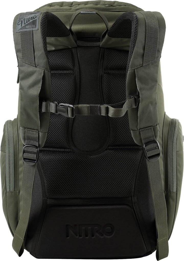 Nitro Weekender Alltagsrucksack mit gepolstertem Laptopfach, Schulrucksack, Wanderrucksack inkl. Nas