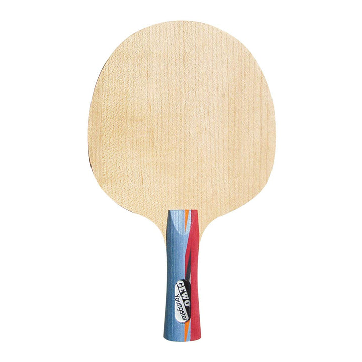 GEWO Tischtennis Holz Allround Youngster, 5 Furniere, leicht &amp; kontrolliert anatomisch, anatomisch