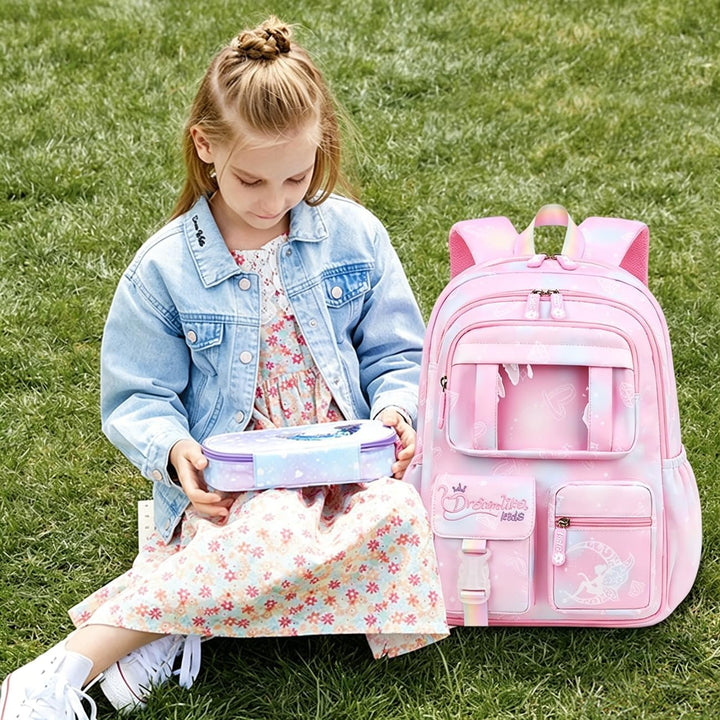 Schulrucksack für Mädchen, Kinder Grundschultaschen Leichte Rucksäcke Kinder Schulranzen Büchertasch