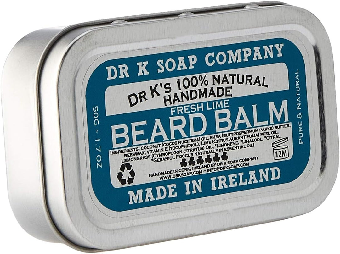 DR K Soap Company Frische Limette Bart-Balsam, 50 g