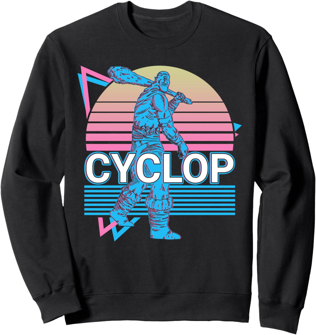 Cyclop Mythical Creature Antike griechische Mythologie Retro Sweatshirt